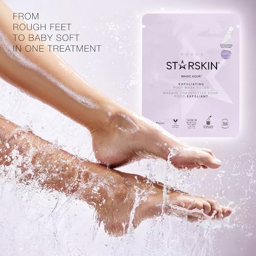 STARSKIN Magic Hour Exfoliating Foot Mask, K-Beauty Callus Remover