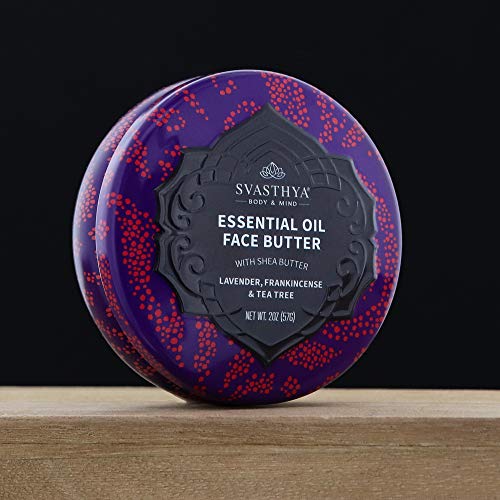Svasthya Body & Mind Essential Oil Face Butter - Natural Shea & Argan, 2 oz