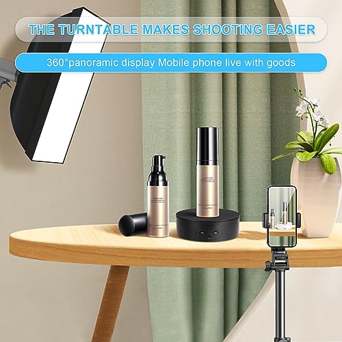 Motorized 360° Rotating Display Stand for Jewelry & Models