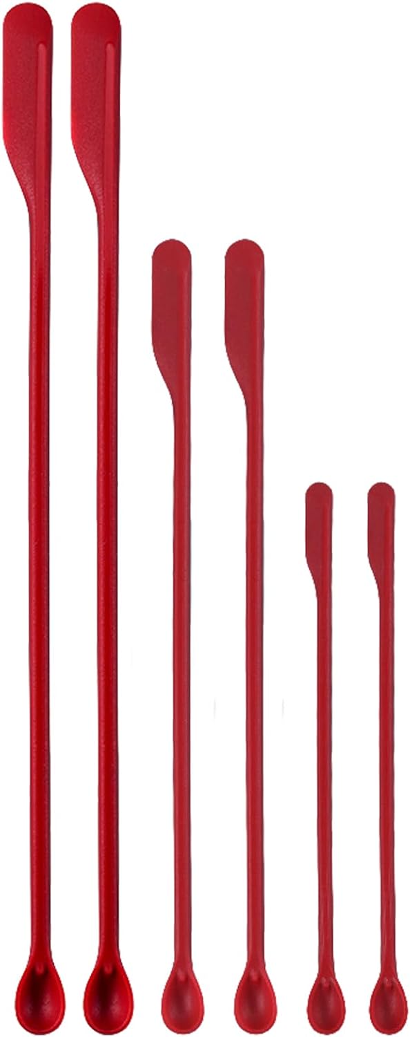 Silicone Spatula Set - 6-Piece Mini Scraper for Jars, Bottles & Beauty | Versatile Kitchen Tools