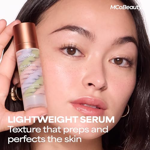 MCoBeauty All-In-One Color Correcting Serum - Redness Reducer & Primer
