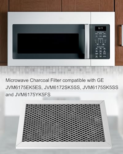 Microwave Charcoal Filter for GE Models JVM6175EK5ES & JVM6172SK5SS