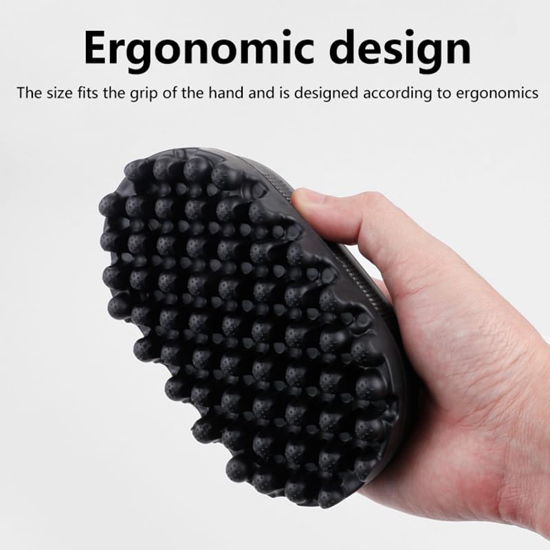 Silicone Curling Brush for Afro Curls - Durable Hair Styling Tool