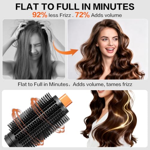 2.3 Inch Round Volumizing Brush Attachment for Dyson Airwrap HS01 HS05 HS08