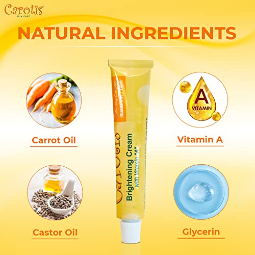 CAROTÏS Skin Brightening Cream - 1 oz for Face & Body