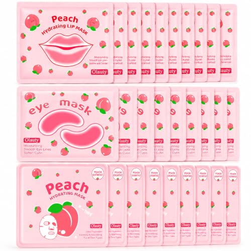30-Piece Skin Care Set: Lip Masks, Eye Patches & Face Masks