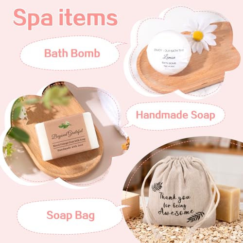 Employee Appreciation Gift Box for Women - Relaxation Spa Set, Pink