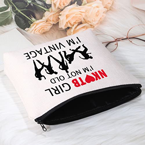 Not Old, Just Vintage Makeup Bag – POFULL Travel Cosmetic Case