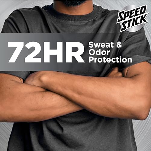 Speed Stick Power Antiperspirant Deodorant for Men, Fresh Scent, 4 Pack - 72 HR Odor Protection
