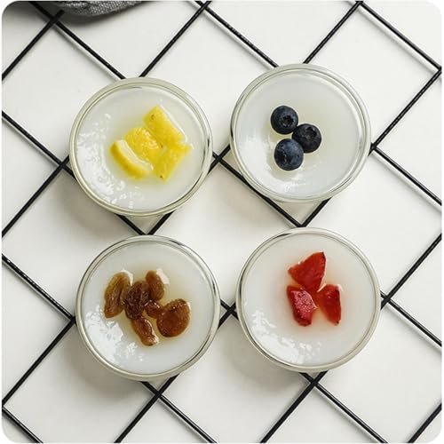 10 Pack 2.5oz Clear Glass Ramekins for Dipping & Prep