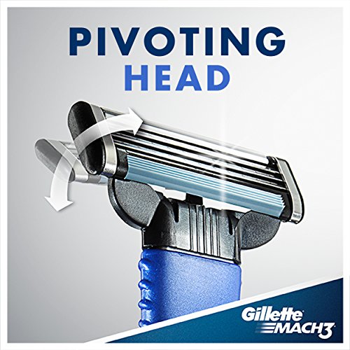 Gillette Mach3 Disposable Razors - 3 Count, Close & Comfortable Shave
