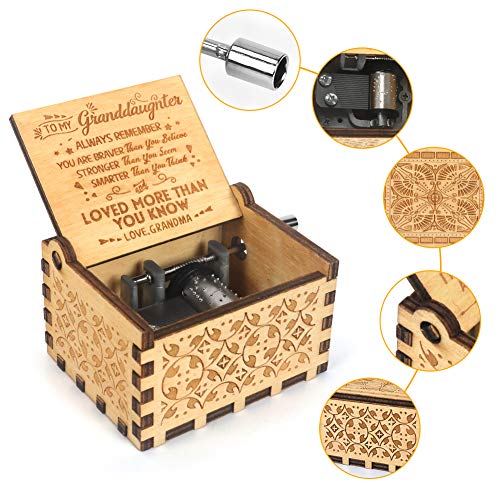 Vintage Hand Crank Music Box - 'You Are My Sunshine' Gift