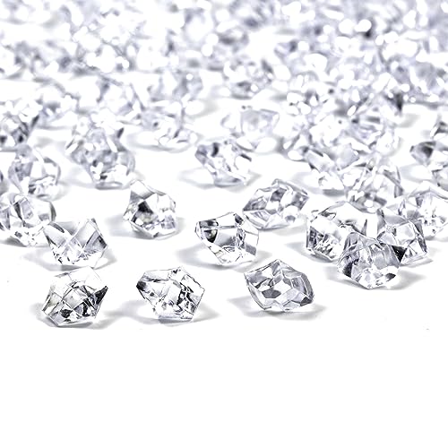 820 PCS Clear Acrylic Crystal Gemstones for Decoration & Photography