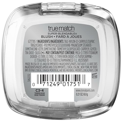 L'Oreal Paris True Match Blush - Tender Rose, 0.21 Oz