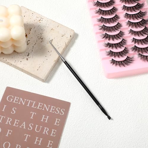 2-in-1 Lash Lift Tool - Stainless Steel Eyelash Separator & Comb