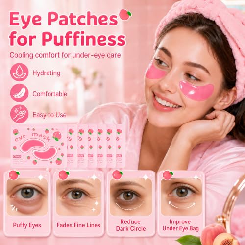 30-Piece Skin Care Set: Lip Masks, Eye Patches & Face Masks