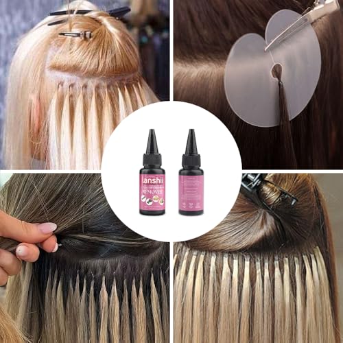 Lanshii 100ml UV Hair Glue Remover - Fast Acting Adhesive Dissolver