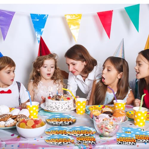 Blue Sky White Clouds Birthday Party Supplies - 40pcs Set
