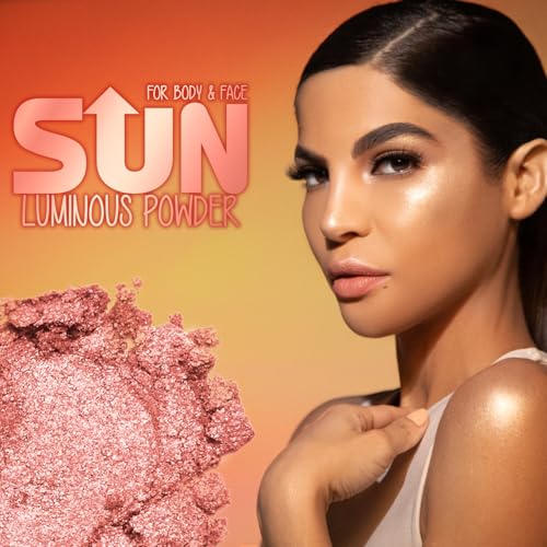 Pink Up Luminous Powder Highlighter - Radiant Shimmer Face Makeup