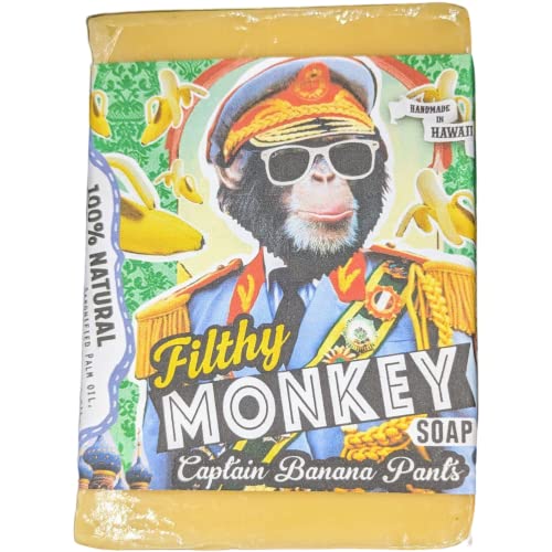 Filthy Monkey All-Natural Large Banana Soap Bar - Handmade