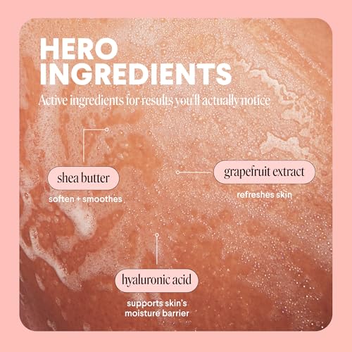 MONDAY HAIRCARE CLEANSE Body Wash Dual Pack - Grapefruit Extract & Hyaluronic Acid, 600 mL for Normal to Oily Skin