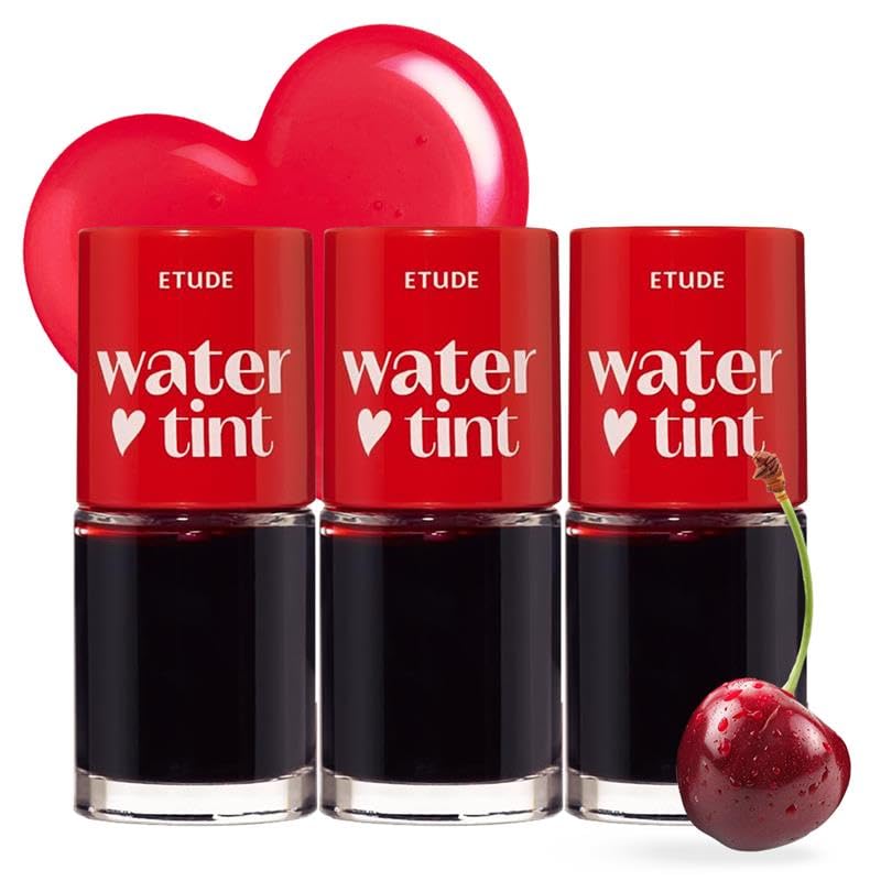 Etude Dear Darling Water Tint - Red Grapefruit Lip & Cheek Stain | Long-Lasting K-Beauty Makeup, 9g