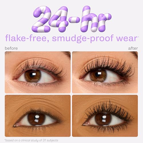 tarte tartelette tubing mascara ? Lash Extensions in a Tube, Easy-to-Remove Eye Makeup, Clinically Proven to Volumize & Curl, 24Hr Smudge-Proof Longwear, Vegan & Cruelty-Free