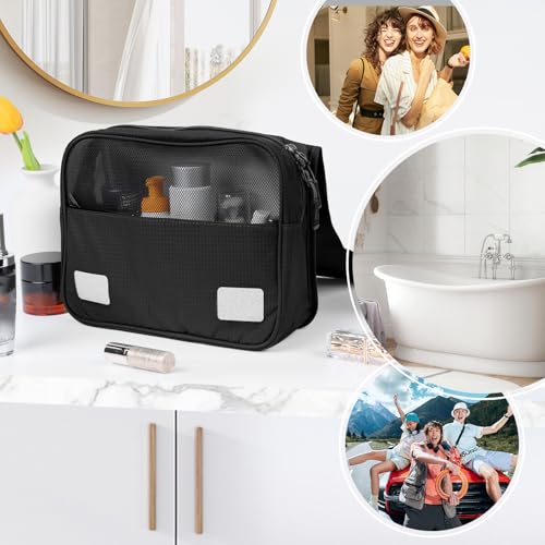Playexen Hanging Travel Toiletry Bag, Waterproof Cosmetic Organizer with Hook