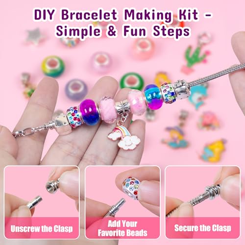 DIY Jewelry Making Kit for Charm Bracelets and Necklaces