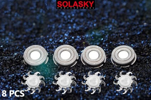 8 PCS Pro Head Shaver Double Ring Blades for Freebird FlexSeries