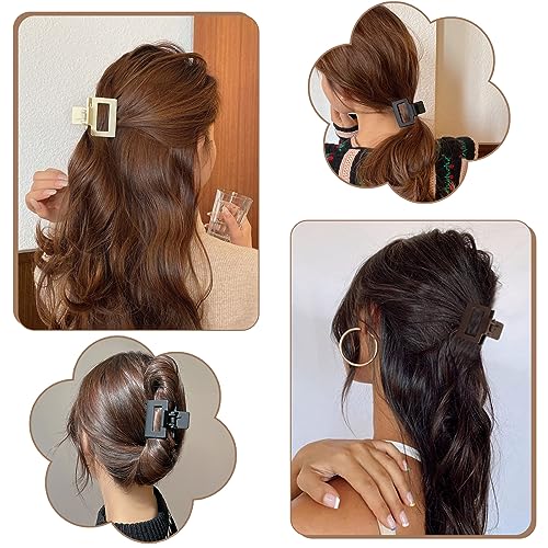 Seapaw 6-Pack Medium Claw Clips for Thin to Medium Hair - 2 Inch
