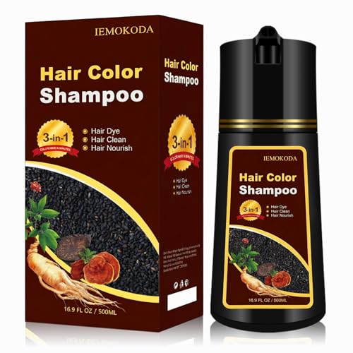 Cherry Brown Hair Dye Shampoo - 3-in-1 Color & Care Solution