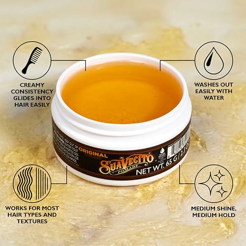 Suavecito Pomade Original Hold 2.3 oz - Travel Size Hair Gel