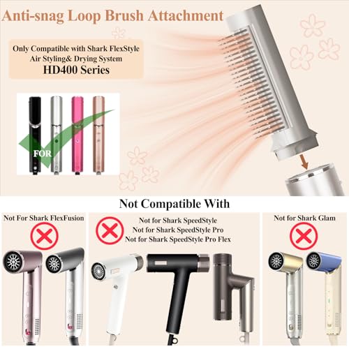 Chivixe Anti-Snag Loop Brush for Shark FlexStyle HD400 Series
