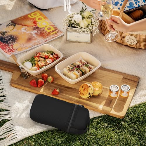 Linkidea Portable Food Jar Carrier Tote Bag with Hand Strap