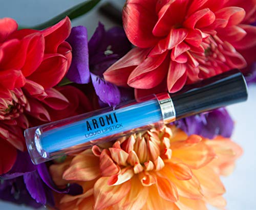 Aromi Matte Liquid Lipstick - Azure Blue Long-Lasting Waterproof Lip Color