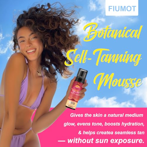 Self-Tanning Mousse for Natural Sun-Kissed Glow - Fast-Drying & Streak-Free, 6.76 FL