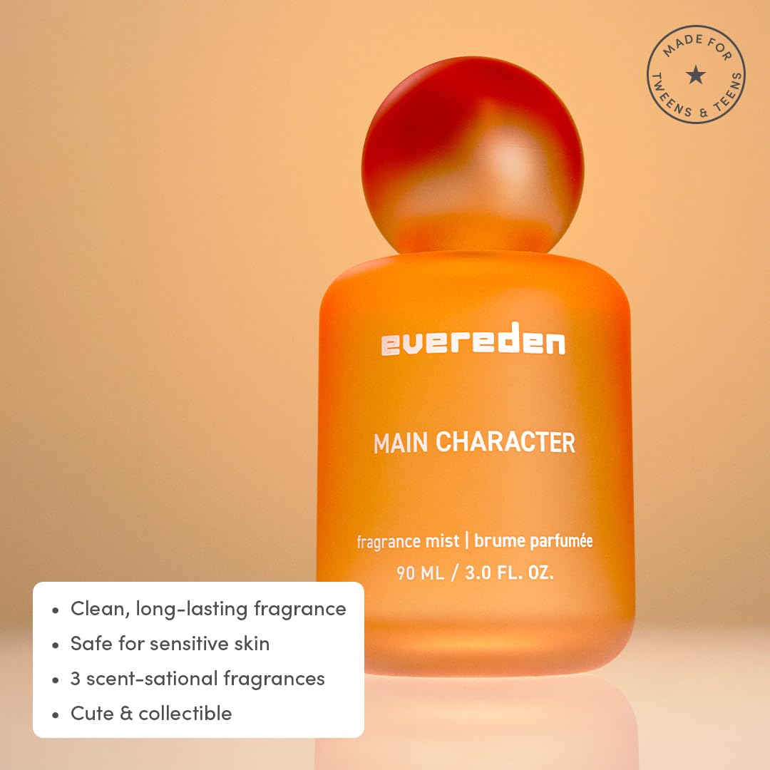 Evereden Hair and Body Mist - Clean Vegan Fragrance Spray for Teen Girls | Aesthetic Collectible Bottles
