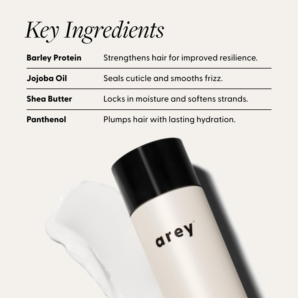 Arey Smooth Conditioner - Anti-Aging Formula for Fine to Medium Hair | Retains Moisture & Promotes Smoothness | 8.45 Fl Oz