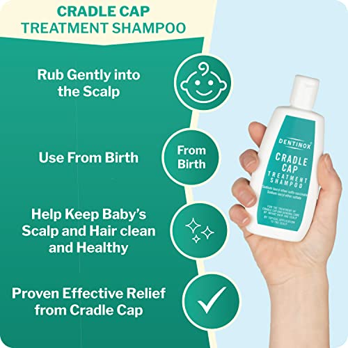 Dentinox Cradle Cap Baby Shampoo 125ml | Gentle Relief for Newborns