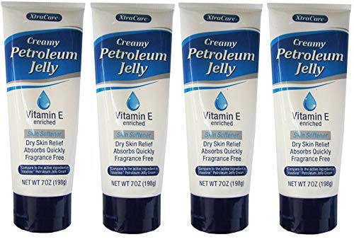XtraCare Creamy Petroleum Jelly with Vitamin E - 4 Pack, 7 oz Each