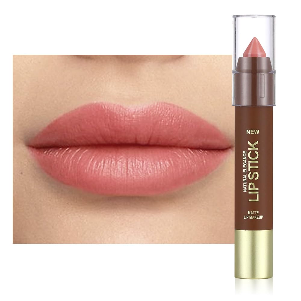 Maroon Red Matte Lipstick - Long Lasting Waterproof Vegan Lip Color | 24-Hour Moisturizing Stain