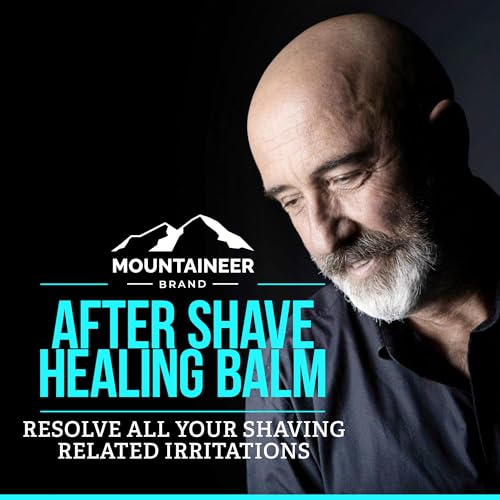 Mountaineer Brand Natural Moisturiser with Fresh & Natural Scent | Bald Head Care for Men | Non-Greasy Scalp and Face Balm | Made in West Virginia | Protect | 2oz
