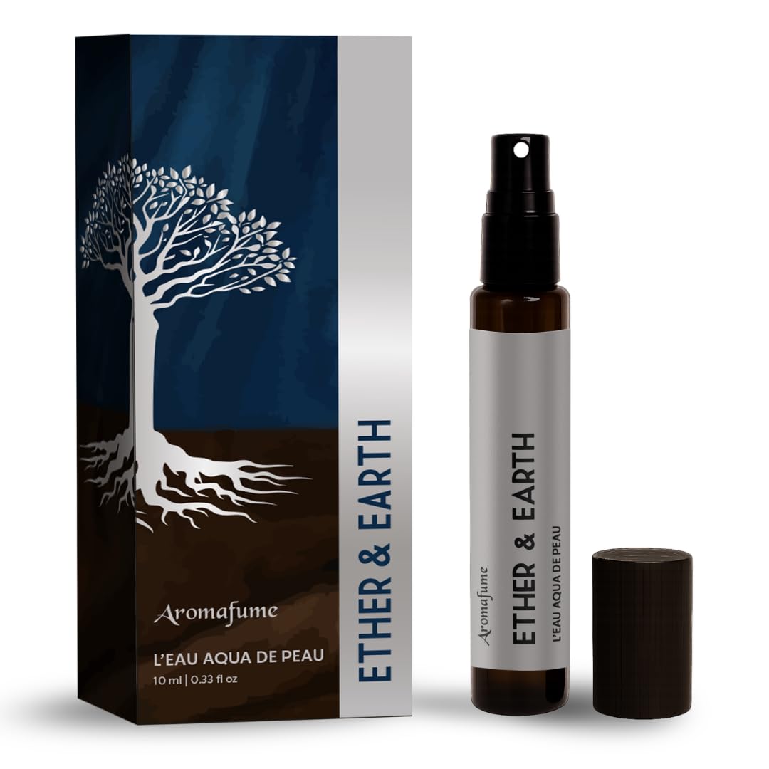 **10ml Alcohol-Free Eau de Parfum | Woody & Resinous Luxury Scent | Cardamom, Lemon & Sandalwood | Travel Size**