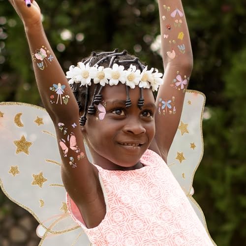 Cheerland Garden Fairy Tattoos 108ct Temporary Floral Butterfly Stickers for Party Favors