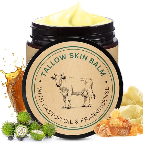 Beef Tallow Castor Oil Frankincense Balm for Sensitive Skin
