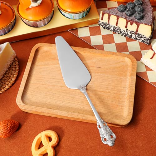 Kichvoe Stainless Steel Pie Server Spatula - Rust-Resistant Cake Cutter