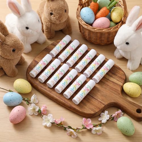 12-Pack Easter Lip Balm Set - Moisturizing Carrot Cake Flavor Gift Set