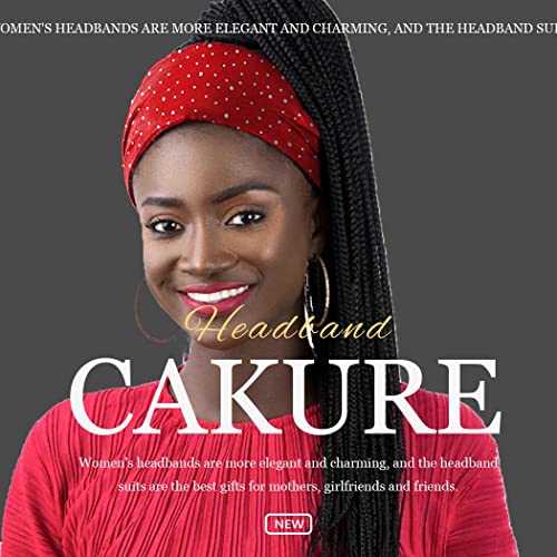 CAKURE Crystal Wide Headbands for Women - 3 Pack Rhinestone Boho Hair Wraps