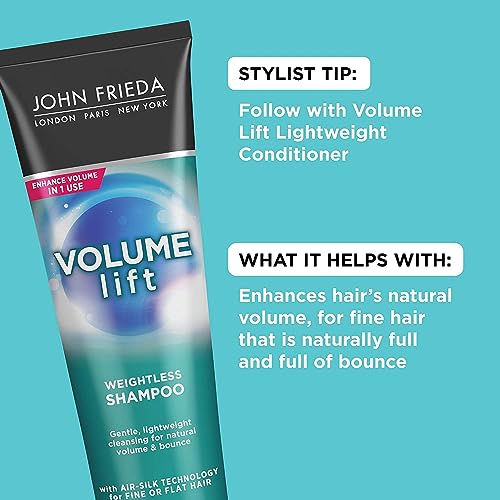 John Frieda Volume Lift Weightless Shampoo for Fine Hair, 8.45 Oz (Pack of 2)